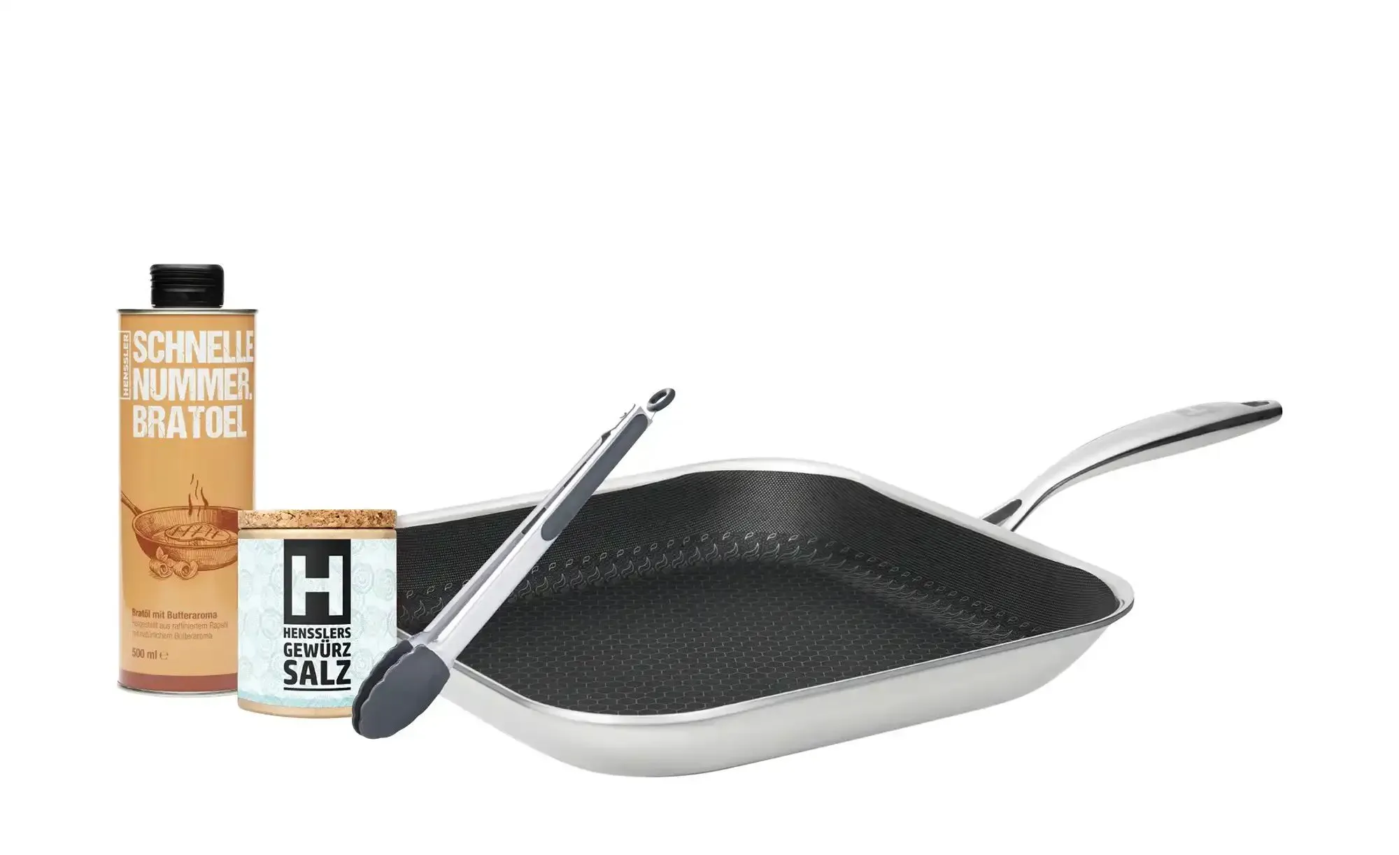 Hensslers American BBQ Set   ¦ Edelstahl,Aluminium