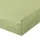 BettwarenShop Spannbettlaken Baumwolle-Jersey-Elasthan 120 x 200 - 130 x 220 cm grün