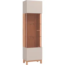 Vitrine Essex Ksm Kaschmir/Eiche Artisan