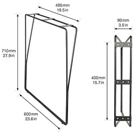 wagner® design yourself 2 WAGNER® design yourself HAIRPIN ST 5160 Tischbein schwarz