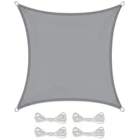 Celinasun Sonnensegel wasserdicht inkl Befestigungsseile Basic Quadrat 2,6 x