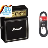 Marshall MS-2 Micro Amp Mini-Verstärker & Stagg Hochwertiges Instrumentenkabel C
