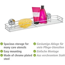 Wenko Milazzo Duschkorb Edelstahl