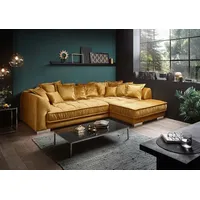 Froschkönig24 Pascha Ecksofa 308x192 cm Okra - Gelb