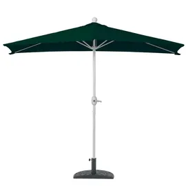 MCW Sonnenschirm halbrund Lorca, Halbschirm Balkonschirm, UV 50+ Polyester/Alu 3kg ~ Sichtschutz, Sonnenschirme