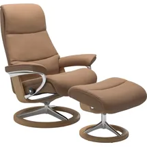 Stressless Stressless® Fußhocker »View« mit Signature Base,Gestell Eiche, braun
