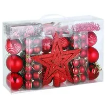 DEUBA Christbaumschmuck Rot