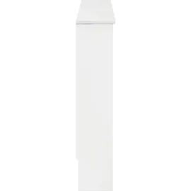 vidaXL Heizkörperabdeckung Hochglanz Weiß 172 x 19 x 81,5 cm