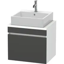 Duravit Waschtischunterschrank 1 Auszug 60 x 47,8 cm Graphit Matt/Weiß Matt