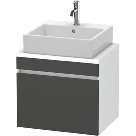 Duravit Waschtischunterschrank 1 Auszug 60 x 47,8 cm Graphit Matt/Weiß Matt