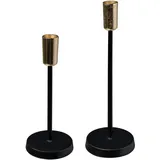 OTTO home Stabkerzenhalter Azlynn Aluminium Goldfarben