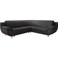 TRENDMANUFAKTUR Ecksofa Rondo II, L-Form, wahlweise mit Federkern, wahlweise mit Bettfunktion grau