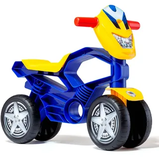 MOLTO | Mein erstes Motorrad My 1st Molto Cross blau | Offroad-Motorrad für Kinder | Sicheres und Robustes Kinderspielzeug | Fördert Die Gesunde Entwicklung von Mädchen und Jungen, 18-36 Monate