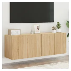 vidaXL TV-Wandschränke 2 Stk. Sonoma-Eiche 60x30x41 cm Braun Holz