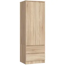 Akord Kleiderschrank AKORD S60 60 x 180 x 51 cm Sonoma-Eiche