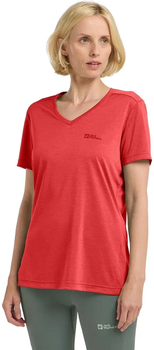 Jack Wolfskin Crosstrail T Women vibrant red (2720) XL