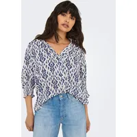 Only ONLRAYA 3/4 SHIRT WVN NOOS Blau S