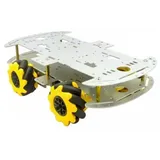 BerryBase Chassis Aluminium Doppeldeck 4 TT-Motoren 60mm