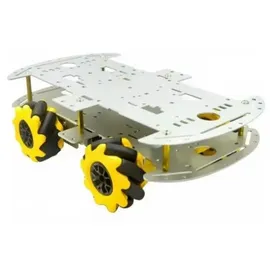 BerryBase Chassis Aluminium Doppeldeck 4 TT-Motoren 60mm