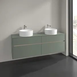 Villeroy & Boch Waschtischunterschrank 4 Auszüge 160 x 54,8 x 50 cm Soft Green