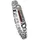 HOLZKERN Outlands Herren-Armband Walnuss/Silberfarben 90106310 Größe onesize
