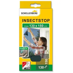 Schellenberg Fliegengitter ELASTIC in Anthrazit, 130 x 150 cm, dehnbar, zuschneidbar, waschbar