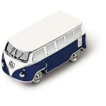 BRISA VW Collection - Volkswagen Kühlschrank-Büro-Pinnwand-Magnet im T1 Bulli Bus 3D Mini Modell (Classic Bus/Blau)