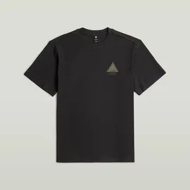 G-Star Regular Fit T-Shirt mit Logo-Detail, Black, S