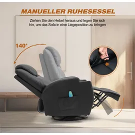 Laiham Massagesessel Fernsehsessel Relaxsessel Wärmefunktion