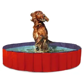 Karlie Doggy Pool Hundepool 120 cm Blau/Rot