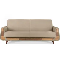 Konsimo - gustavo Sofa 3-Sitzer mit Schlaffunktion, hellbeige