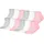 Puma Sneakersocken 12er Pack Grau/Weiß/Pink 35-38