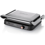 Arzum Tostçu Delux 1800W, Sandwichmaker, Antihaft-Gusseisenplatte in Granitoptik, Edelstahl