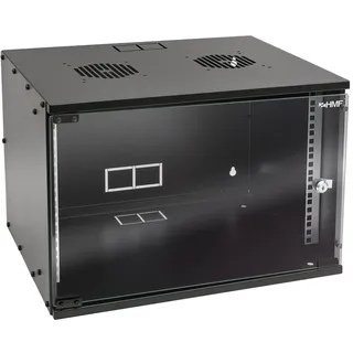 HMF 65707-02 Serverschrank 19 Zoll 7 HE, Netzwerkschrank, 4HE 7HE 9HE 12HE unmontiert 19 Rack