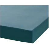 Traumschlaf Spannbettlaken Baumwolle-Jersey 140 x 200 - 160 x 200 cm blau