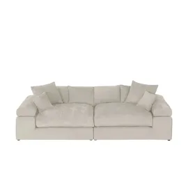 Smart Big Sofa Stoff 2-Sitzer Beige