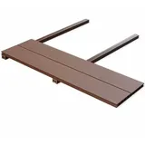 Terrassendiele 6 Pcs Braun Wpc