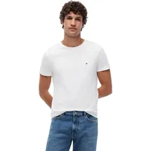 Tommy Hilfiger Core Stretch Slim Fit C Kurzarm-T-Shirt White XL