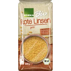 EDEKA Bio Rote Linsen geölt 500G