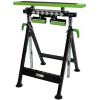 Baumarktplus 2x Multifunktions-Arbeitsbock Rollenbock höhenverstellbar Klappbock V-Rollen 4 in 1