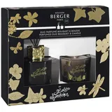 Maison Berger Paris Duftbouquet 80ml und Kerze schwarz 2 El.