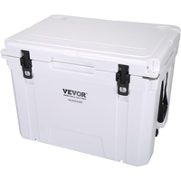 Vevor Passive Kühlbox Eisbox 71,57 L, Isolierte Kühlbox Camping Thermobox 60-65 Dosen, Campingbox Kühlschrank mit Flaschenöffner, Isolierung Kühlbox Tragbar, Eistruhe Cooler Multifunktional