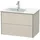 Duravit Waschtischunterschrank 2 Auszüge 81 x 47,8 x 56 cm Taupe Matt