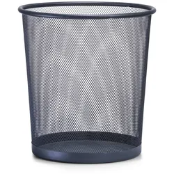 Papierkorb Mesh 28 cm Metall Grau Anthrazit S (Small)