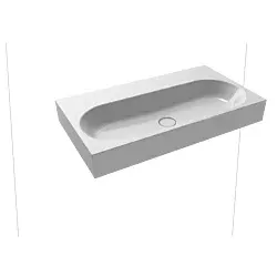 Kaldewei Centro Wand-Waschtisch 903506003199 3062, 90x50x12cm, manhattan Perl-Effekt, ohne Überlauf, ohne Hahnloch