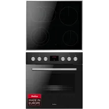 Amica ACHE 9336 SM + Elektro-Herd-Set