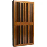 Bluetone Acoustics Slat AbFuser Akustikplatte – Schalldämmung – Akustik Absorber und diffusor - Akustikpaneele für die Raumakustik – Acoustic Panels – Akustikelement (100x50x11cm, Eiche)
