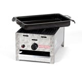 Edelstahl 1-flammig (3,65kW) Gasgrill-Bräter-Kombi Gas Grill Gastro Neu K1EM