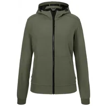 James & Nicholson Damen Softshell Kapuzenjacke JN1145 - XS olive/camouflage