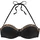 LASCANA Bügel-Bandeau-Bikini-Top Damen Schwarz/Mehrfarbig 40 Cup C